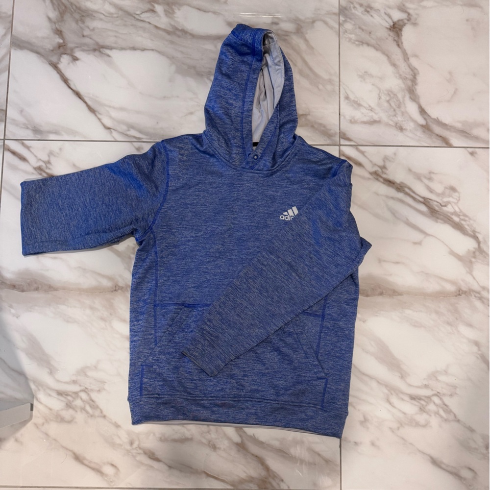Size M Blue Adidas Hoodie